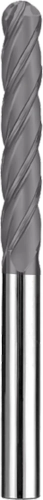 6.00mm Dia, 4 Flute, Ball Nose End Mill - 49533