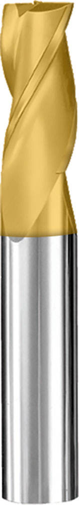 27/64" Dia, 3 Flute, Square End End Mill - 39753