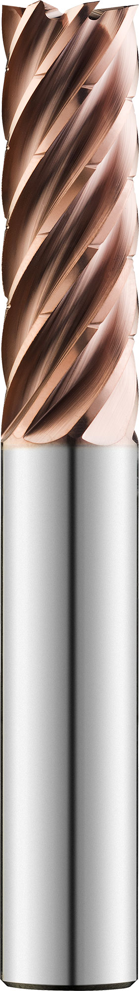 8.00mm Dia, 7 Flute, Chip Breaker Square End Mill - 74383