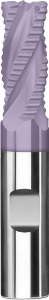 1/2" Dia, 4 Flute, Chip Breaker Corner Radius End Mill - 36116