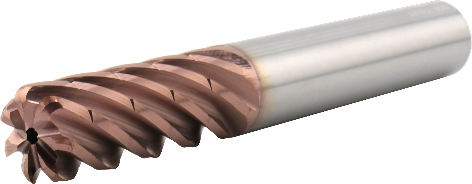 SGS 1/2" Dia, 7 Flute, Chip Breaker Corner Radius End Mill - 77375 - Image 2