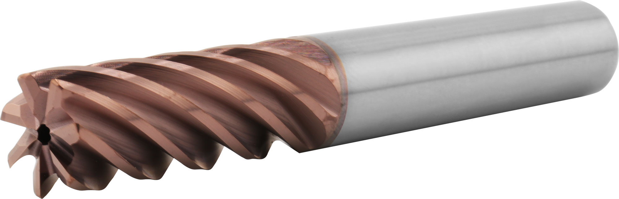SGS 1/2" Dia, 7 Flute, Corner Radius End Mill - 77361 - Image 2