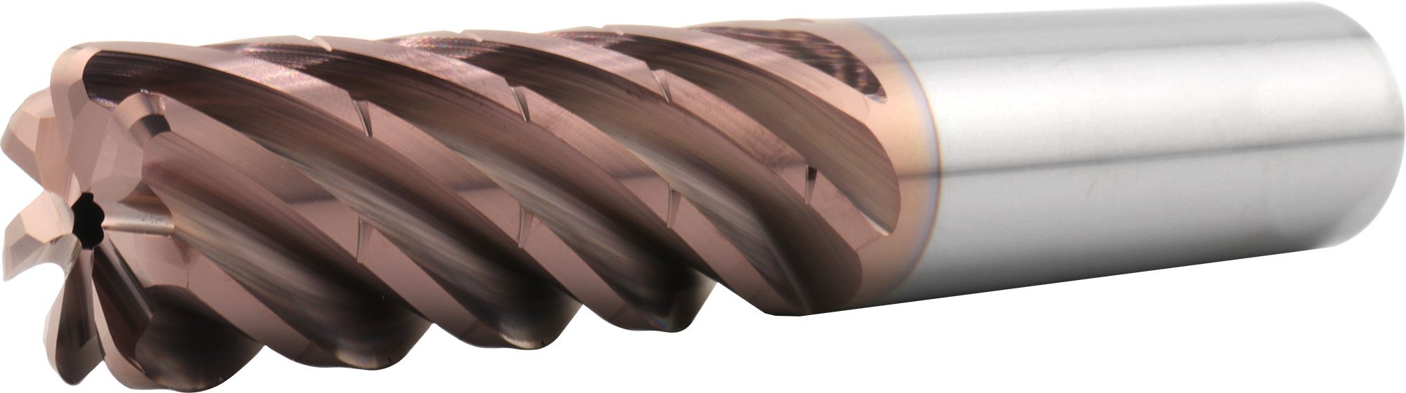 SGS 1" Dia, 7 Flute, Chip Breaker Corner Radius End Mill - 77487 - Image 2