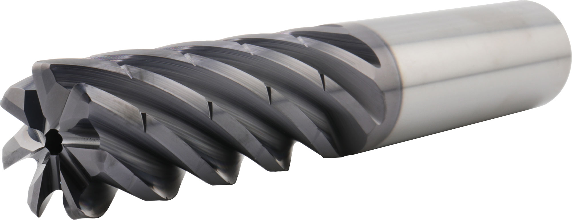 SGS 3/4" Dia, 7 Flute, Chip Breaker Corner Radius End Mill - 77454 - Image 2