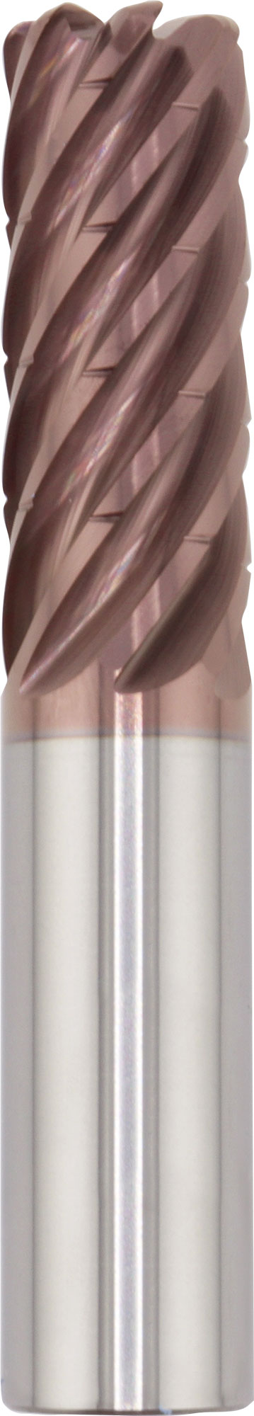 3/4" Dia, 7 Flute, Chip Breaker Corner Radius End Mill - 77455