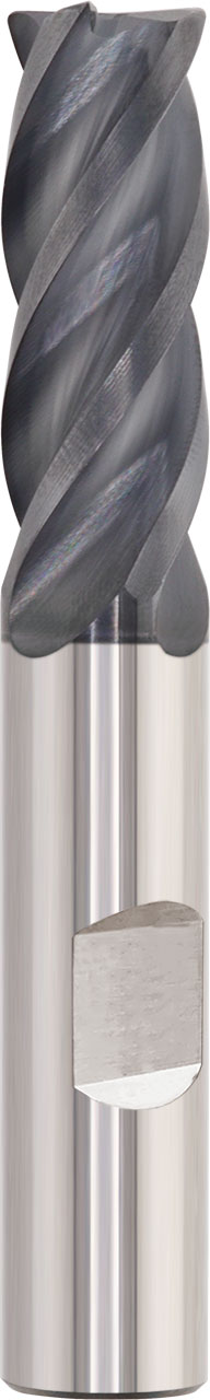 3/8" Dia, 4 Flute, Corner Radius End Mill - 39841