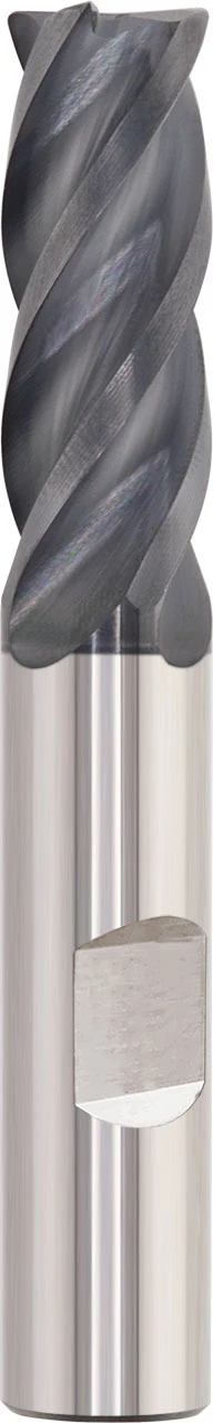 3/8" Dia, 4 Flute, Corner Radius End Mill - 39845