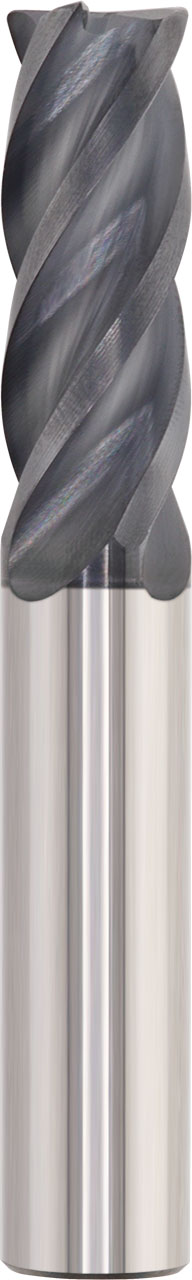 3/8" Dia, 4 Flute, Corner Radius End Mill - 39844