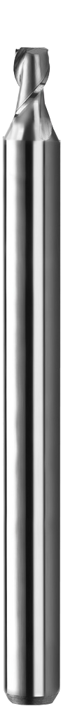 0.1200" Dia, 2 Flute, Corner Radius End Mill - 08639