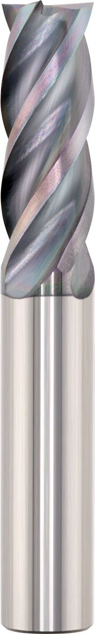 9/16" Dia, 4 Flute, Square End End Mill - 39886