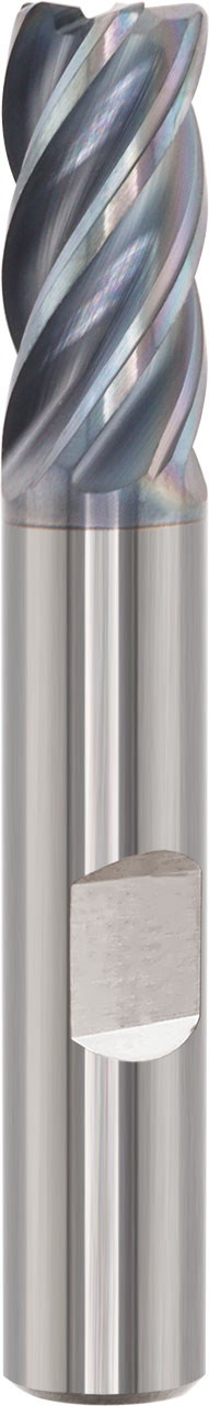 SGS 1/2" Dia, 5 Flute, Corner Radius End Mill - 38728 - Image 1