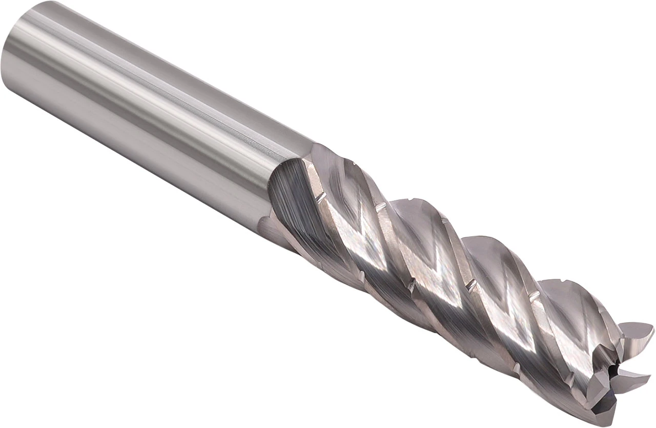 SGS 1/2" Dia, 5 Flute, Chip Breaker (CR) End Mill - 34842 - Image 2