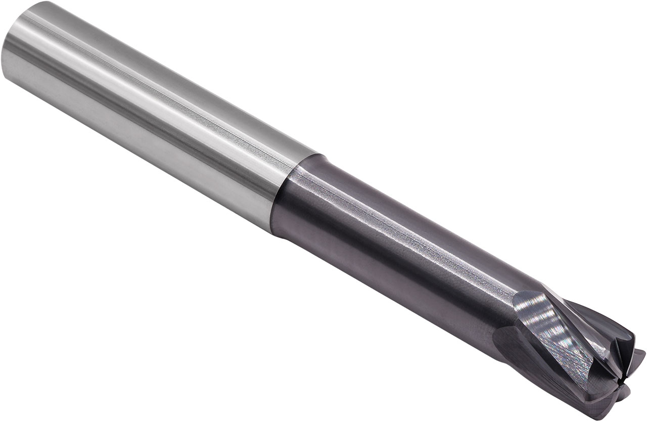 SGS 3/8" Dia, 6 Flute, High Feed End Mill - 39963 - Image 2