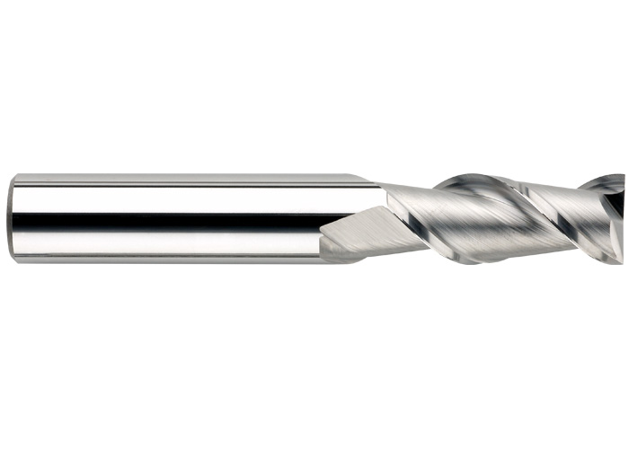 3/8" Dia, 2 Flute, Corner Radius End Mill - 91237