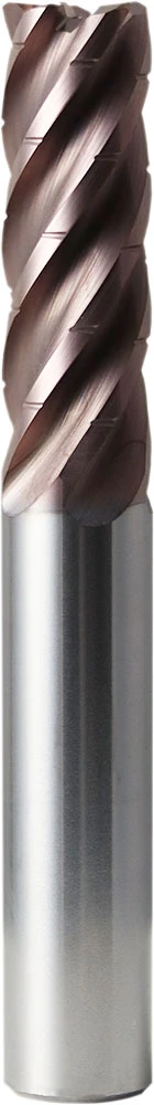 1/2" Dia, 5 Flute, Chip Breaker Corner Radius End Mill - 37537