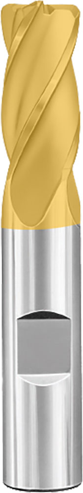 1/8" Dia, 4 Flute, Corner Radius End Mill - 38004