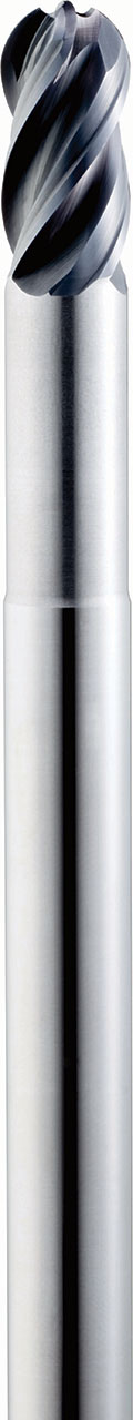 SGS 1/4" Dia, 4 Flute, Ball Nose End Mill - 36480 - Image 1