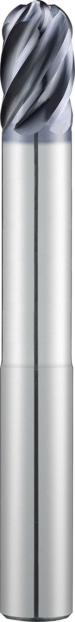 SGS 1/2" Dia, 6 Flute, Ball Nose End Mill - 35225 - Image 1