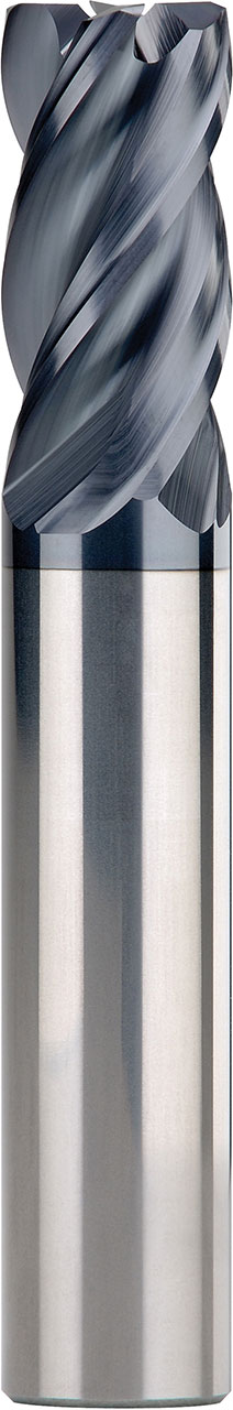 10.00mm Dia, 4 Flute, Corner Radius End Mill - 46858