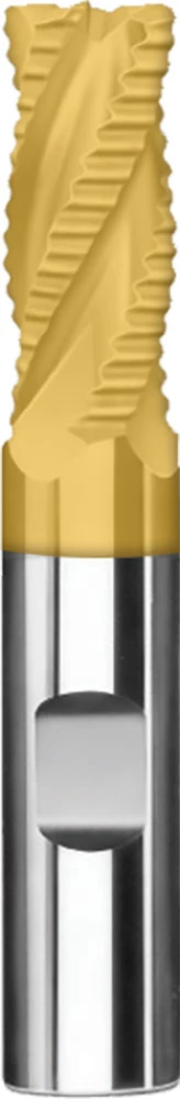 SGS 6.00mm Dia, 3 Flute, Chip Breaker Corner Radius End Mill - 46107 - Image 1