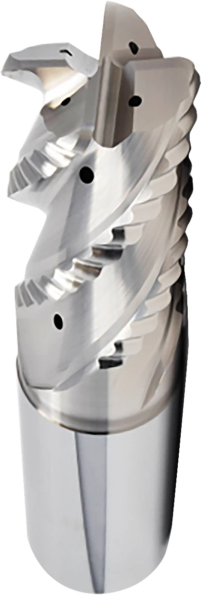 25.00mm Dia, 4 Flute, Chip Breaker Corner Radius End Mill - 45019