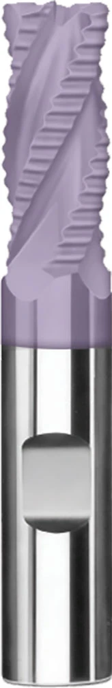 6.00mm Dia, 3 Flute, Chip Breaker Corner Radius End Mill - 46106