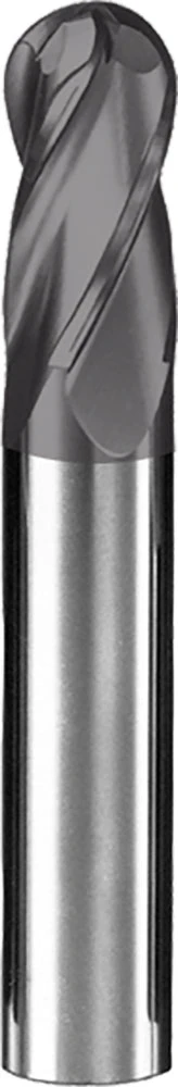 5/8" Dia, 4 Flute, Ball Nose End Mill - 30064