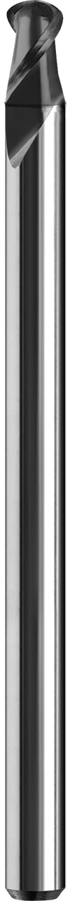 0.0370" Dia, 2 Flute, Ball Nose End Mill - 03061