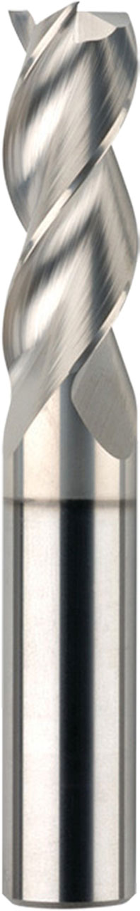1/4" Dia, 3 Flute, Square End End Mill - 34730