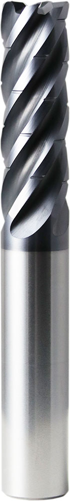 1" Dia, 5 Flute, Chip Breaker Corner Radius End Mill - 37709