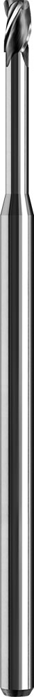 0.0900" Dia, 3 Flute, Corner Radius End Mill - 08853