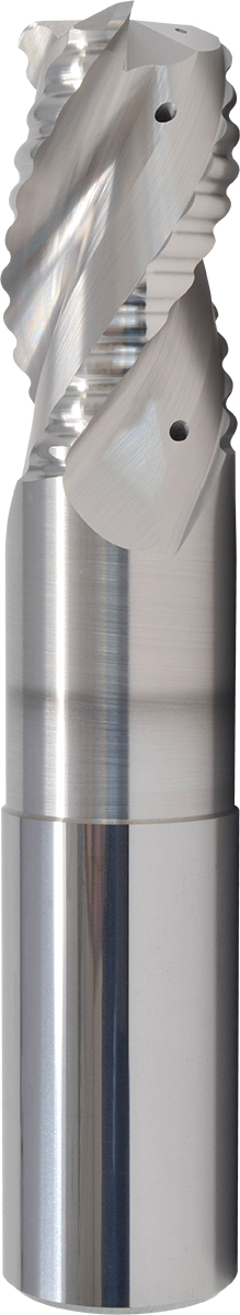 3/4" Dia, 3 Flute, Chip Breaker Corner Radius End Mill - 34121