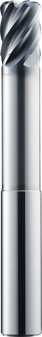 SGS 3/8" Dia, 6 Flute, Corner Radius End Mill - 35128 - Image 1