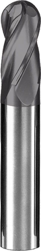 9/64" Dia, 4 Flute, Ball Nose End Mill - 30039