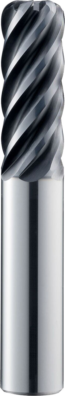 SGS 6.00mm Dia, 6 Flute, Corner Radius End Mill - 45171 - Image 1