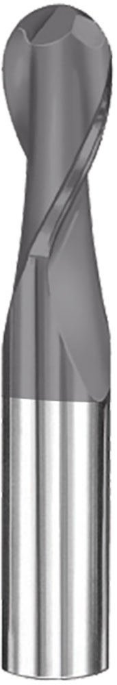 23/64" Dia, 2 Flute, Ball Nose End Mill - 30493