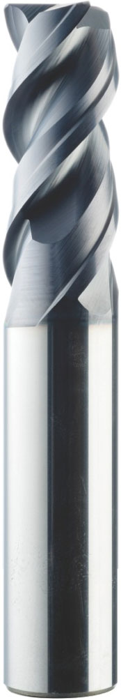 Фреза SGS 1/4" Dia, 3 Flute, Corner Radius End Mill - 33347