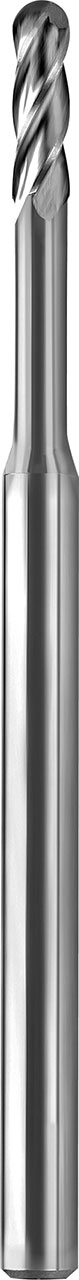 0.1100" Dia, 4 Flute, Ball Nose End Mill - 09832