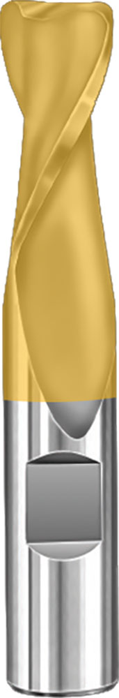 SGS 3/8" Dia, 2 Flute, Corner Radius End Mill - 38252 - Image 1