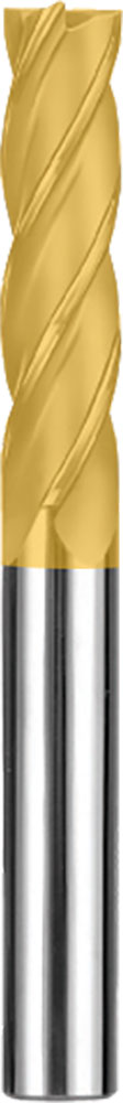 1/4" Dia, 4 Flute, Square End End Mill - 31729