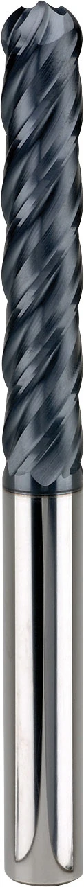 SGS 1" Dia, 4 Flute, Ball Nose End Mill - 70469 - Image 1