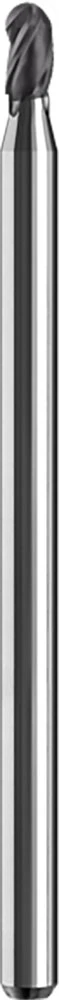 0.0950" Dia, 3 Flute, Ball Nose End Mill - 04448