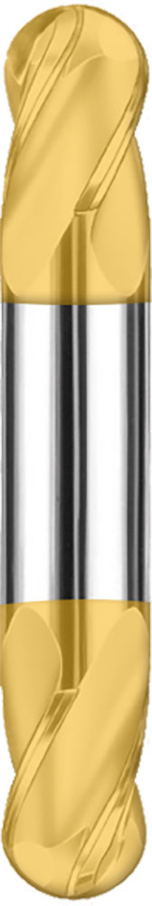 1/2" Dia, 4 Flute, Ball Nose End Mill - 31480