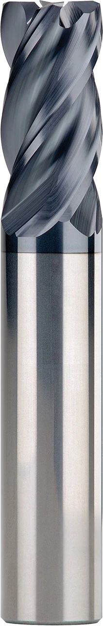 1/2" Dia, 4 Flute, Corner Radius End Mill - 36740
