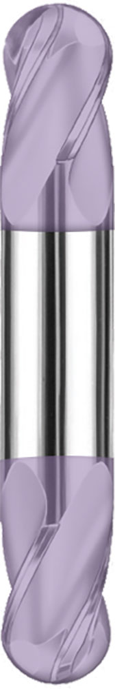 1/8" Dia, 4 Flute, Ball Nose End Mill - 39614