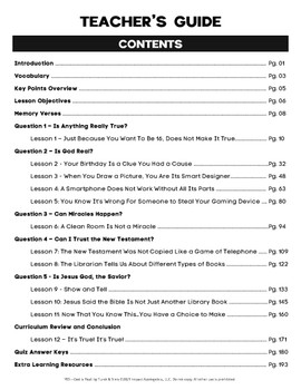 Table of Contents