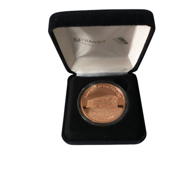Last Run of the PCC Car Copper Coin