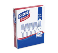 FORKS BOX 100CT DIXIE HVY WT