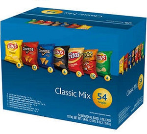 FRITO LAY VARIETY CHIPS 1/54