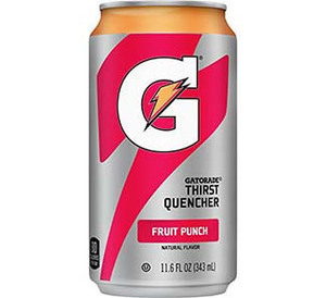 Gatorade Cans Fruit Punch 24 count/12oz